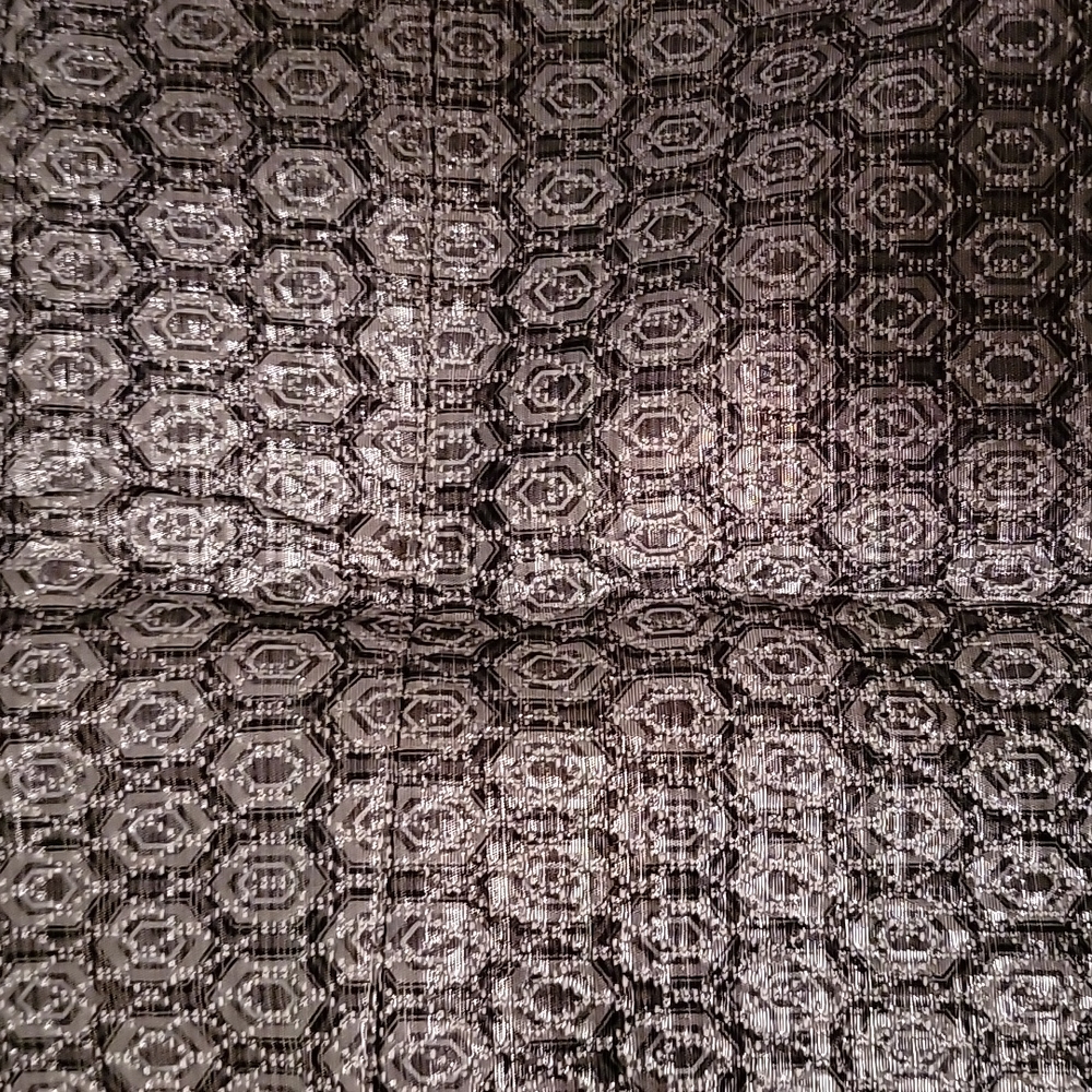 Silver Patterned Skirt - image 2